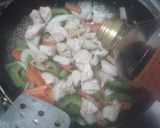 ゴーヤと鶏肉の味噌カレー炒め作り方3写真