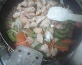 ゴーヤと鶏肉の味噌カレー炒め作り方4写真
