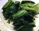 生・茎レタスとほうれん草のツナ炒め作り方2写真