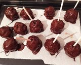 ブラウニーで可愛いチョコボールケーキ作り方6写真