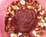 ブラウニーで可愛いチョコボールケーキ作り方4写真