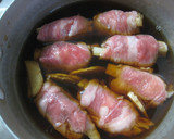 新牛蒡の豚肉巻き煮作り方4写真