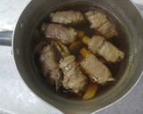 新牛蒡の豚肉巻き煮作り方6写真
