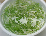 水菜と揚げの煮びたし作り方2写真