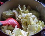 キャベツとえのきのカレー醤油炒め煮作り方2写真