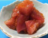 材料2つ‼︎マグロのとびっこ和え☆作り方2写真