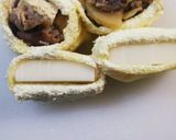 [すき焼きリメイク]すき焼き巾着&餅巾着作り方5写真