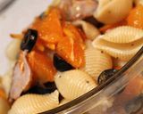 たんかんとショートパスタのサラダ♫作り方8写真
