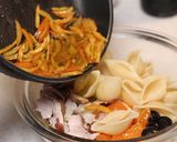 たんかんとショートパスタのサラダ♫作り方7写真