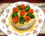 薔薇のライスケーキ（押し寿司）作り方7写真