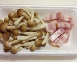しめじとベーコンのほうれん草サラダ作り方3写真