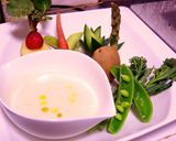 フキノトウと豆乳のバーニャカウダソース作り方3写真