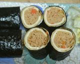たらこ焼きそば海苔チーズロール作り方5写真