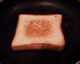 フライパンで!カリカリチーズ納豆トースト作り方2写真