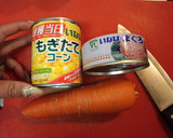 すりおろし人参とツナコーンの炊き込みご飯作り方1写真