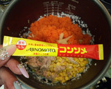 すりおろし人参とツナコーンの炊き込みご飯作り方3写真