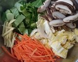 【ぐうたら】ご飯入り肉団子のワンタン鍋作り方3写真