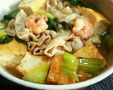 豚肉と厚揚げとチンゲン菜のオイスター炒め作り方5写真