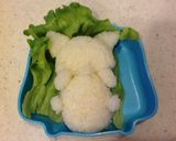 コマさんとウィスパーのキャラ弁(≧∇≦)作り方4写真