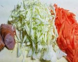 忙しくても食べてね 焼き焼きそば作り方1写真