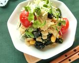 湯葉＊わかめ＊黒豆の胡麻酢味噌和え作り方11写真