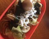 春のワカメ塩焼きそば作り方3写真