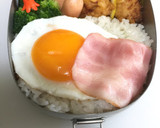 目玉焼きを簡単かわいく♪ぐでたまキャラ弁作り方4写真