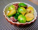 芽キャベツといかの白ワイン蒸し作り方6写真