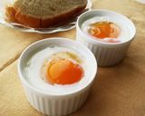 ココットで♧トマト入りエッグスラット風♧作り方9写真