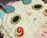 コマさん♡誕生日ケーキ作り方5写真