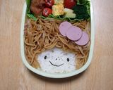 焼そばでそばかすガールのお弁当作り方6写真
