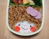 焼そばでそばかすガールのお弁当作り方7写真