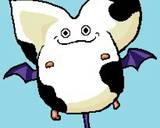 キャラ弁 ドラクエ モーモン作り方1写真