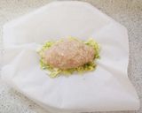 千切りキャベツ包みの和風チキンバーグ作り方4写真