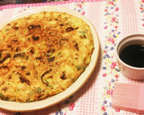 山芋なしでとろとろネギ焼き お好み焼き作り方5写真