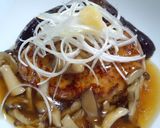 きのこのあんかけ和風ハンバーグ作り方10写真