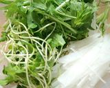 我が家の定番！大根 水菜 貝割れサラダ作り方1写真