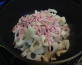 れんこんとむき枝豆のきんぴら作り方2写真
