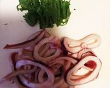 梅のパスタソースでさっぱりイカ炒め作り方1写真