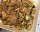 豚バラブロックＤＥランチは丼、夜は回鍋肉作り方5写真