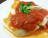 カレイのムニエル　簡単トマトソースがけ作り方8写真