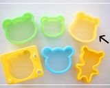 ひょっこり！くまちゃんおにぎり＊キャラ弁作り方6写真
