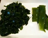 生(乾燥)ワカメとツナの卵炒め &下処理作り方1写真