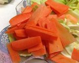 子供も食べれる❤︎マイルド豚キムチ炒め作り方1写真