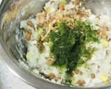 蓮根納豆餅のお好み焼き風作り方4写真