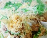 大人数でも大丈夫！平鍋で親子丼作り方6写真