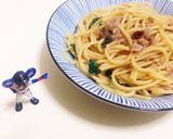 一人暮らしのランチ簡単大葉とツナのパスタ作り方4写真