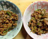 大根の葉とおじゃこの納豆和え作り方7写真