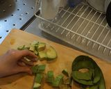 アボカド納豆 のりだれうどん♪作り方5写真