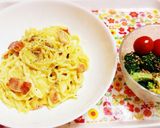 レンジでキャベツとスパムの中華麺パスタ作り方9写真